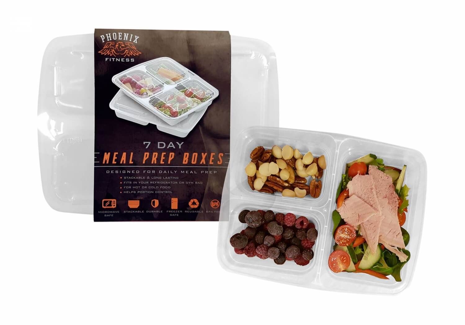 Phoenix Fitness BENTO 7 DAY MEAL PREP CONTAINERS RY913