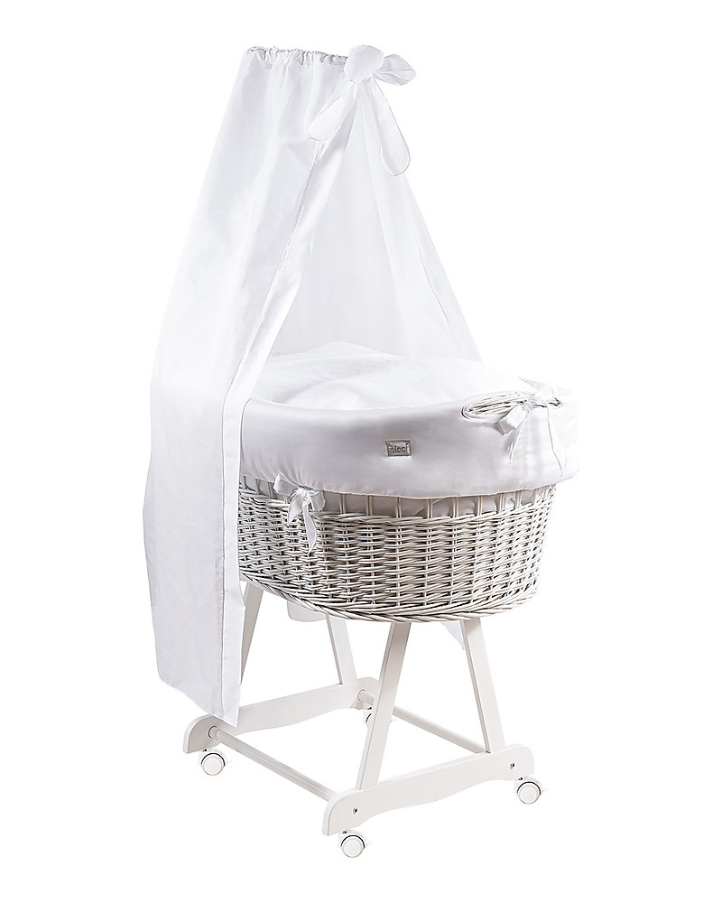 Picci Cradle with veil - WHITE