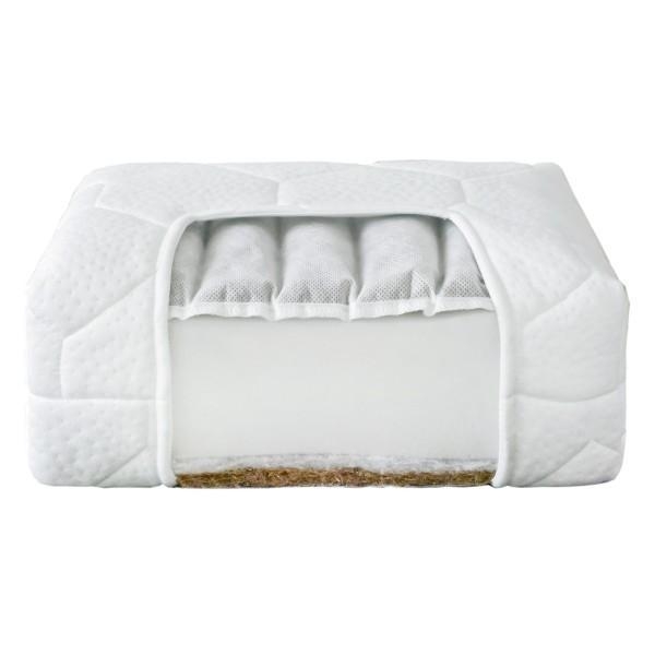 COMFORT Mattress with buckwheat and coconut 120x60x8cm